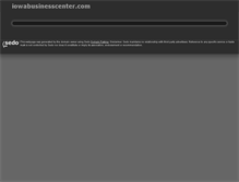 Tablet Screenshot of iowabusinesscenter.com